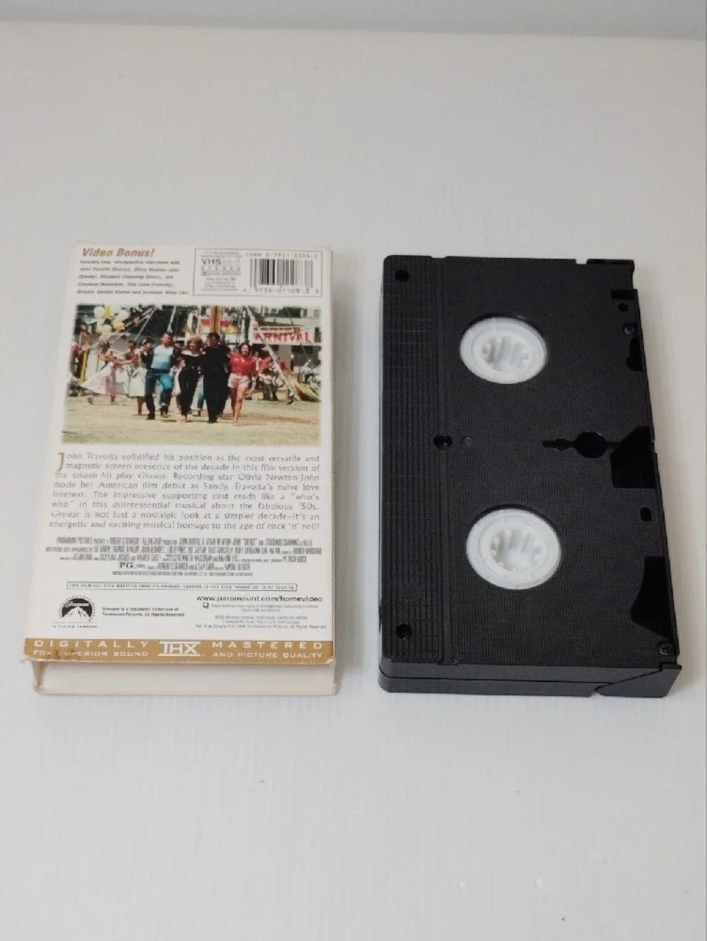 12 For $8 Grease VHS Tape with Artwork - Black and White